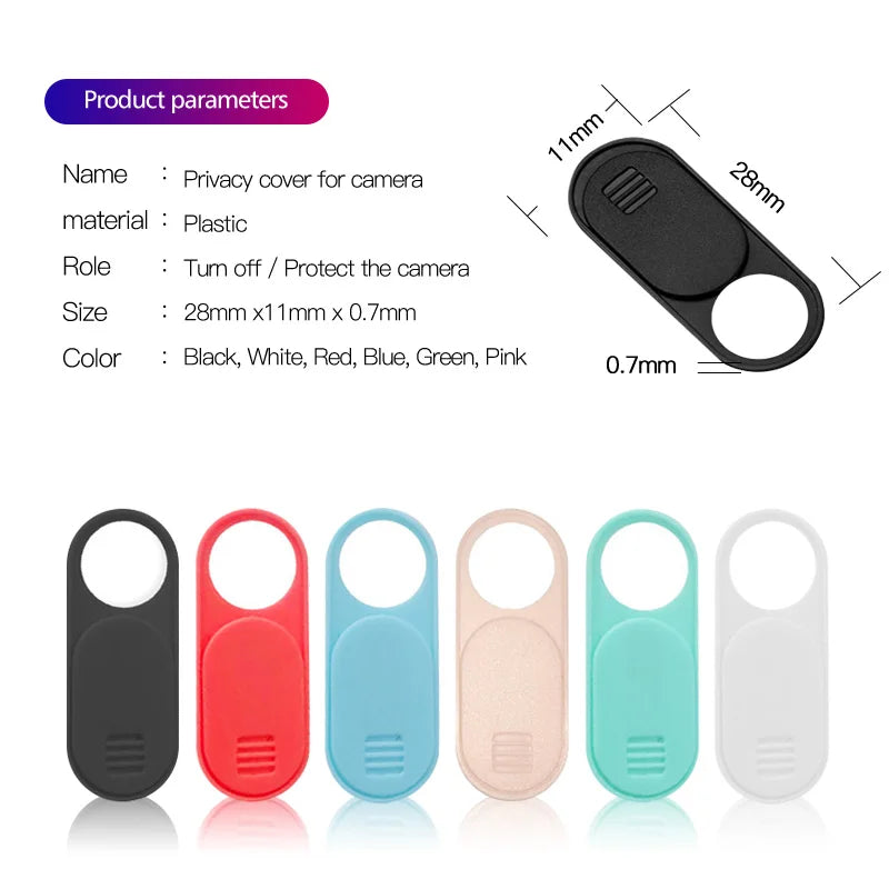 Webcam Cover Camera Privacy Protective Cover Mobile Laptop Lens Occlusion Privacy Cover Anti-Peeping Protector Shutter Slider - Byte Buzzz