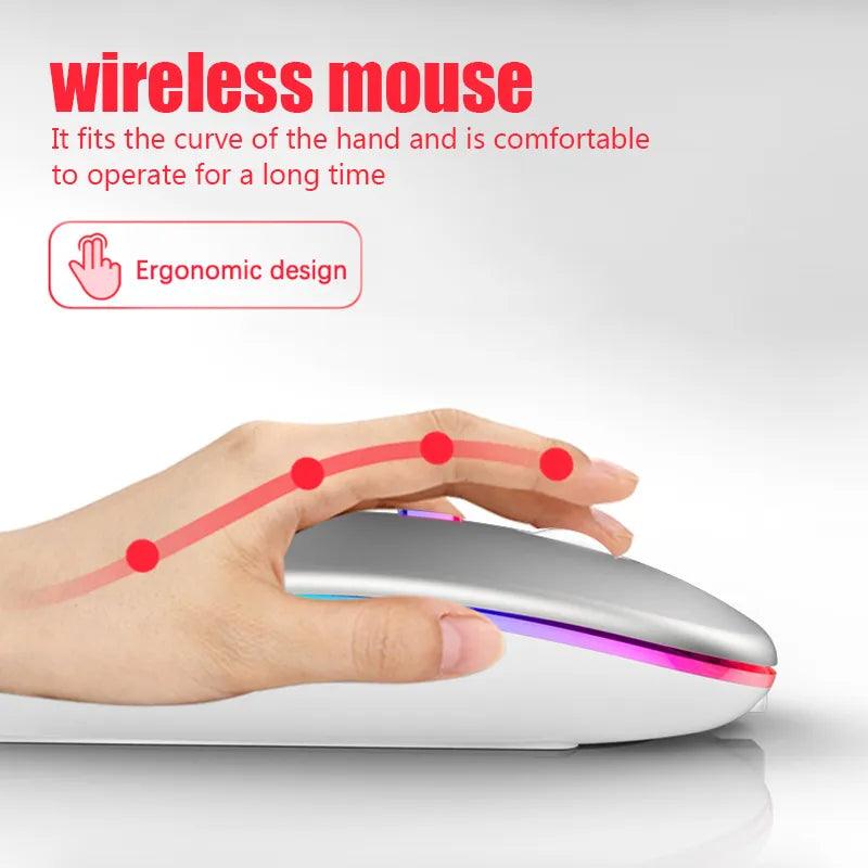 Wireless Mouse For Laptop PC Bluetooth - Byte Buzzz