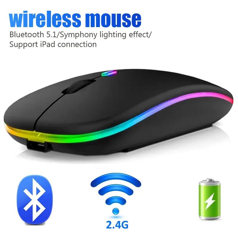 Wireless Mouse For Laptop PC Bluetooth - Byte Buzzz