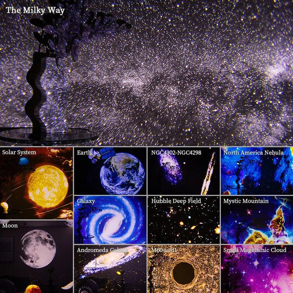 Night Light Galaxy Projector 360° - Byte Buzzz