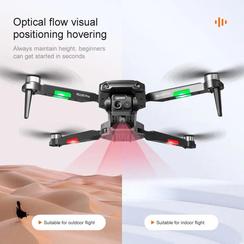Drone Brushless Motor Obstacle Avoidance Dual Camera HD - Byte Buzzz