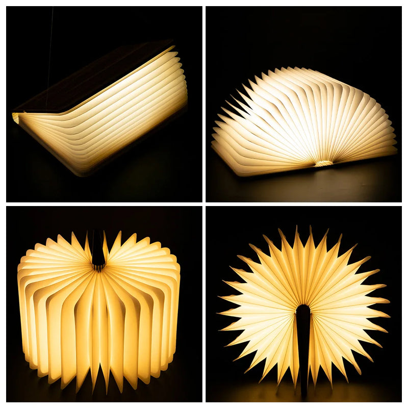 LED Wooden Book Lamp Children Reading light - Byte Buzzz