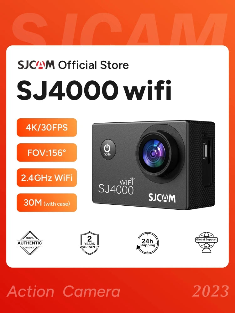 WiFi Action Camera 4K FHD 30M Waterproof - Byte Buzzz